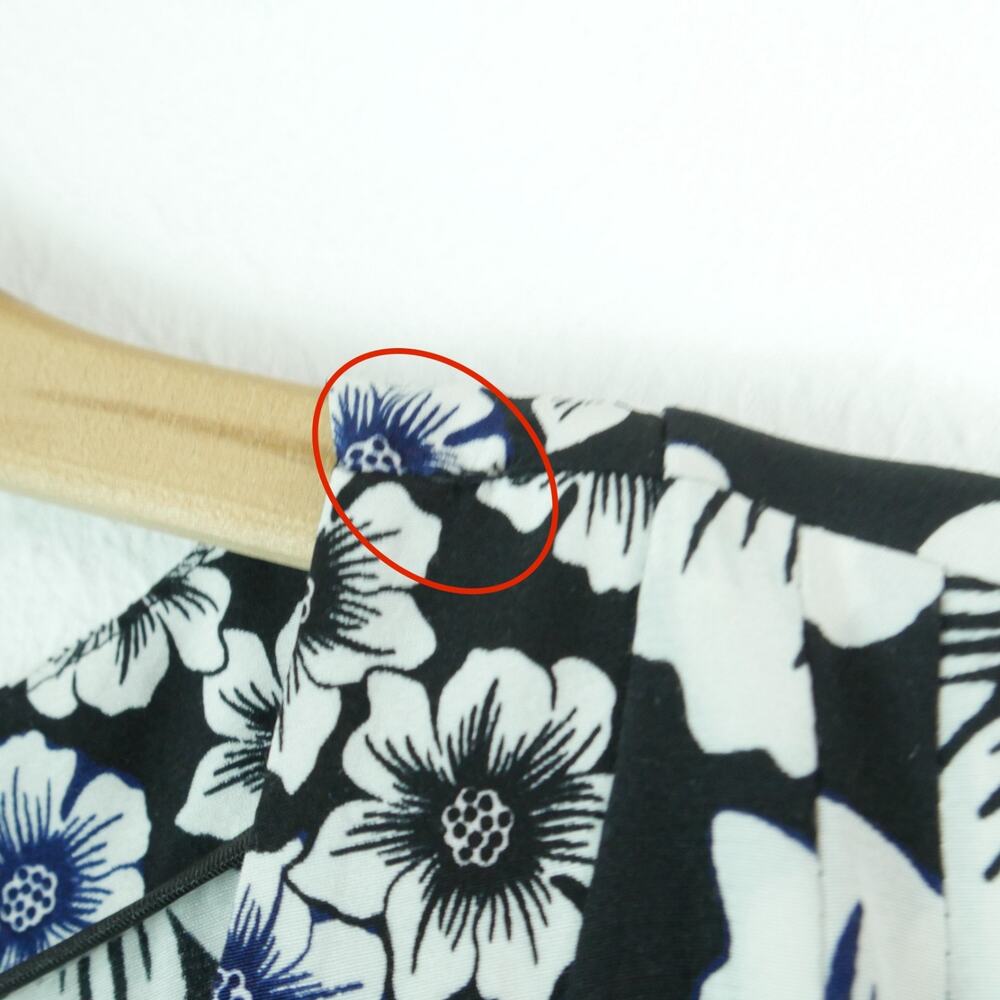 Kate Spade Floral Hollyhock Jumpsuit XXL Silk Blend NO BELT Preppy Spring Summer - Picture 3 of 13
